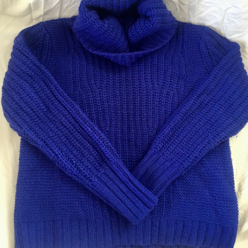 Wool turtleneck sweater